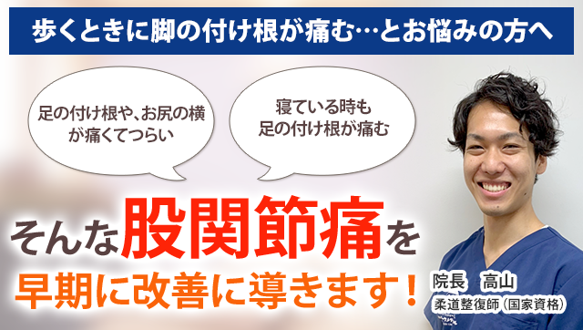 股関節痛 神田の整体 神田鍼灸整骨院 3号店 司町院